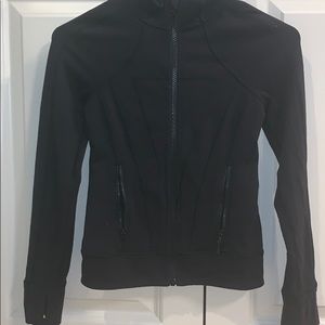 Black Iviva girls (Lululemon) sz 8 sweater/jacket